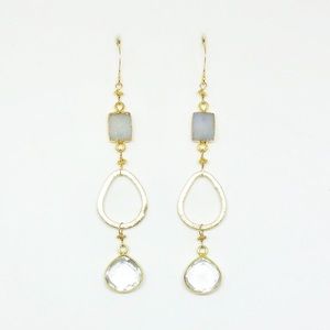 Dangle Druzy Earrings